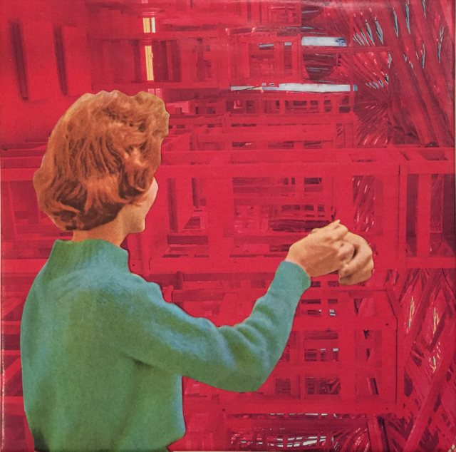 Homebody, Collage on Canvas, 6