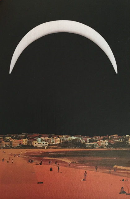 Day For Night, Collage on Paper