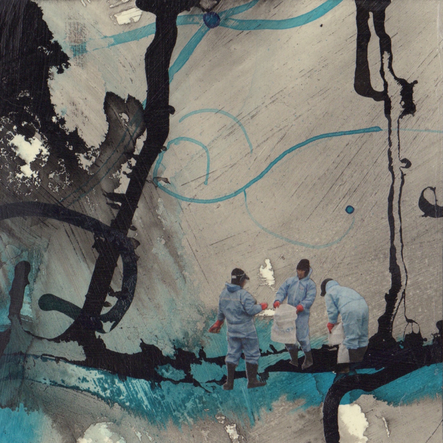 Harvest, Collage on Paper, 5