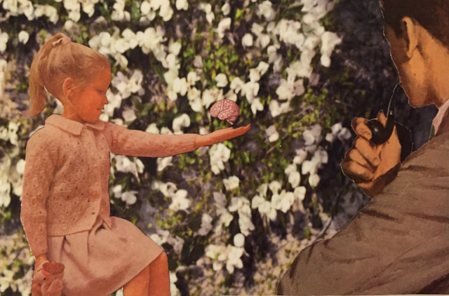 Therapy, Collage on Paper